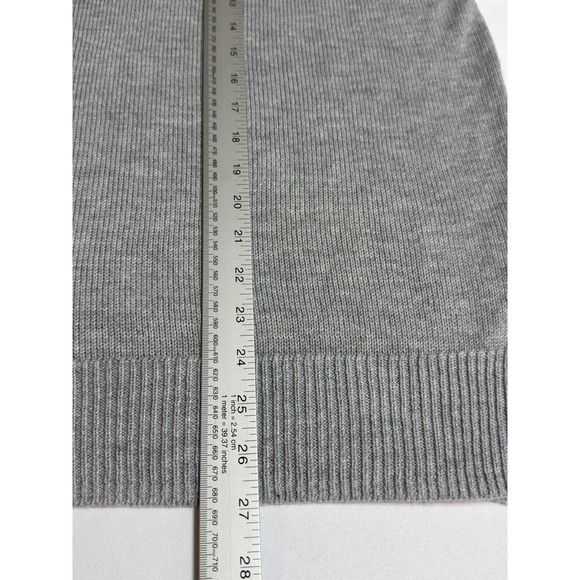 ELLA MOSS Crew Neck Long Sleeve Sweater Heather Gray Women's Size XXL - Picture 5 of 9